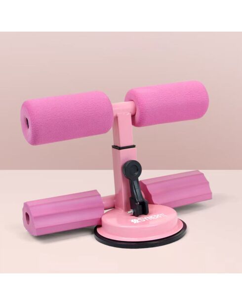 Barre de sol pour abdominaux Ventouse rose