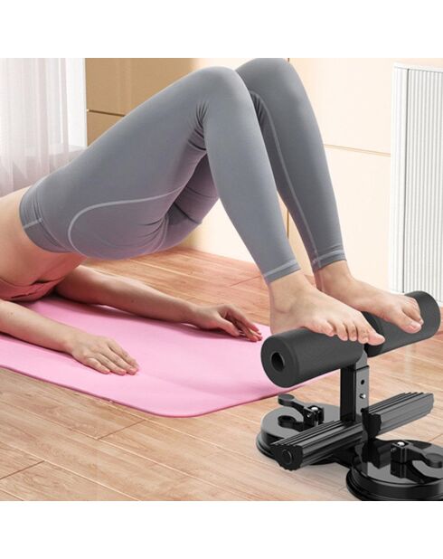 Barre de sol pour abdominaux Ventouse rose