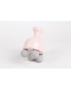 Mini masseur portatif vibrant SYNERFIT à 4 têtes 6 intensités de massage modèle Thera Gun poudre