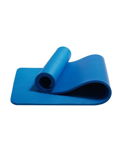 Kits de Yoga 5 en 1 inclus Tapis de yoga , serviette, balle de yoga, brique de yoga, fitness band modéle Yoga fit bleu