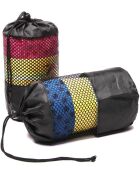 Kits de Yoga 5 en 1 inclus Tapis de yoga , serviette, balle de yoga, brique de yoga, fitness band modéle Yoga fit bleu
