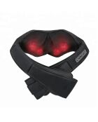 Appareil de massage Shiatsu avec fonction chauffante 8 nœuds modèle Bali noir