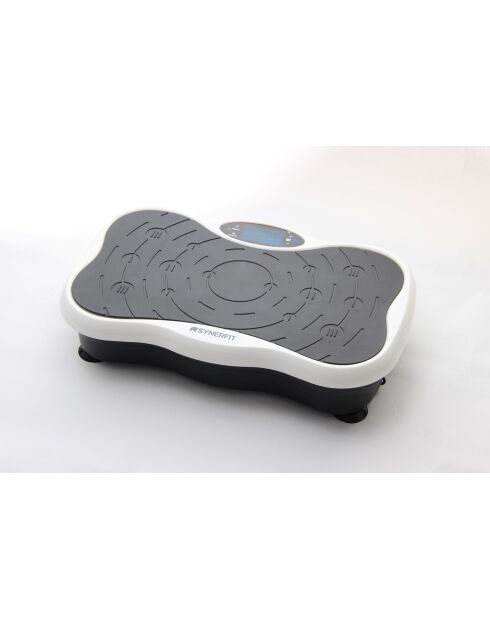 Plateforme vibrante de remise en forme modèle Powerfit avec poignée blanc - 53 x 32 x 100 cm