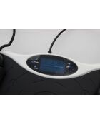 Plateforme vibrante de remise en forme modèle Powerfit avec poignée blanc - 53 x 32 x 100 cm