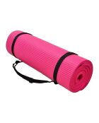 Kits de Yoga 5 en 1 inclus Tapis de yoga , serviette, balle de yoga, brique de yoga, fitness band modéle Yoga fit rose