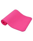 Kits de Yoga 5 en 1 inclus Tapis de yoga , serviette, balle de yoga, brique de yoga, fitness band modéle Yoga fit rose