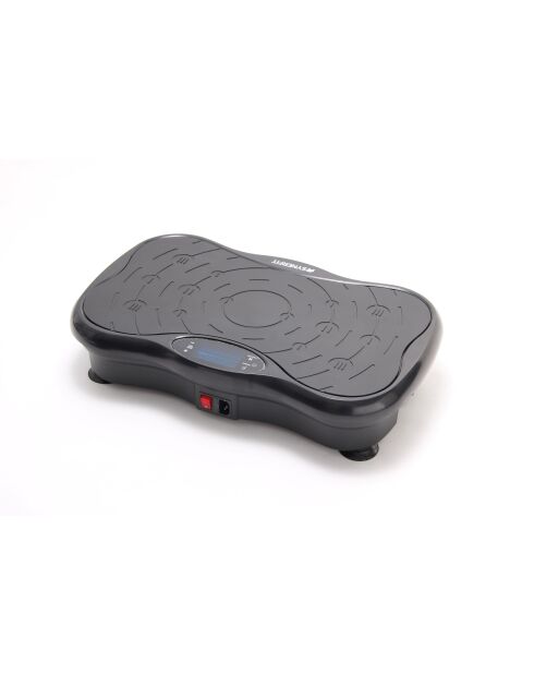 Plateforme vibrante de remise en forme modèle Powerfit avec poignée noir - 53 x 32 x 100 cm