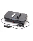 Plateforme vibrante de remise en forme modèle Powerfit avec poignée noir - 53 x 32 x 100 cm