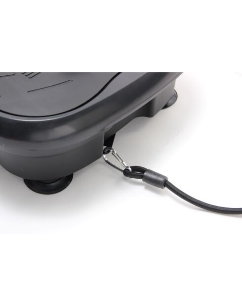 Plateforme vibrante de remise en forme modèle Powerfit avec poignée noir - 53 x 32 x 100 cm