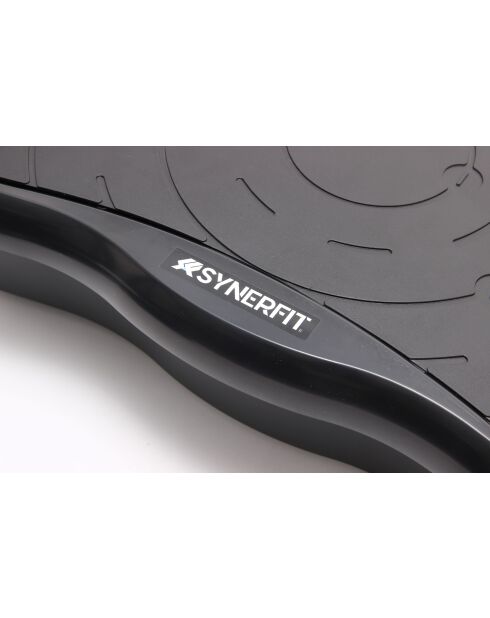Plateforme vibrante de remise en forme modèle Powerfit avec poignée noir - 53 x 32 x 100 cm