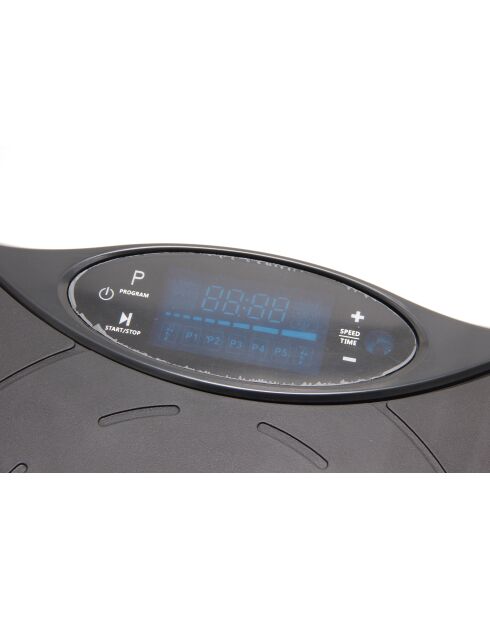 Plateforme vibrante de remise en forme modèle Powerfit avec poignée noir - 53 x 32 x 100 cm