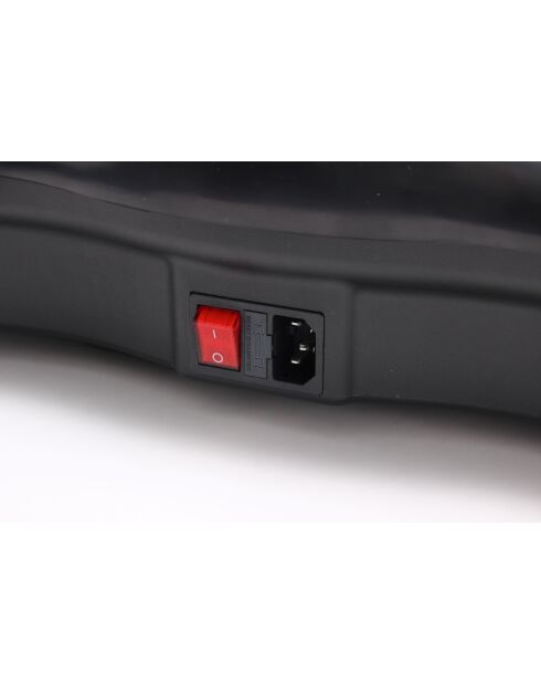 Plateforme vibrante de remise en forme modèle Powerfit avec poignée noir - 53 x 32 x 100 cm