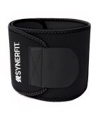 Ceinture de sudation en néoprène et lycra modéle Sauna fit noir