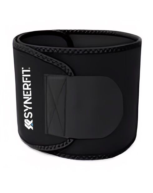 Ceinture de sudation en néoprène et lycra modéle Sauna fit noir