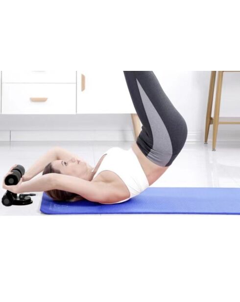Barre de sol pour abdominaux Ventouse noire
