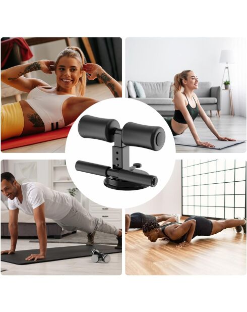 Barre de sol pour abdominaux Ventouse noire