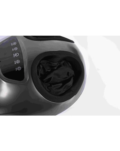 Appareil de massage des pieds avec fonction chauffante et compression d'air à commande tactile modèle Jacuzzi noir