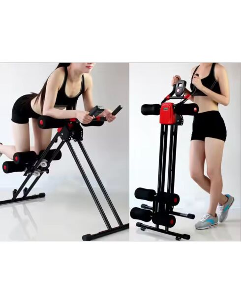 Banc Pliable multifonction écran LCD pour Abdominaux d'entraînement complet du corps modèle Tech Gym