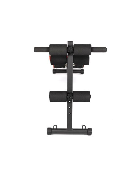 Banc de musculation pliable multifonction entraînement complet modèle COBRA noir et rouge