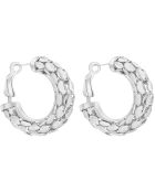 Boucles d'oreilles Eoscale argentées