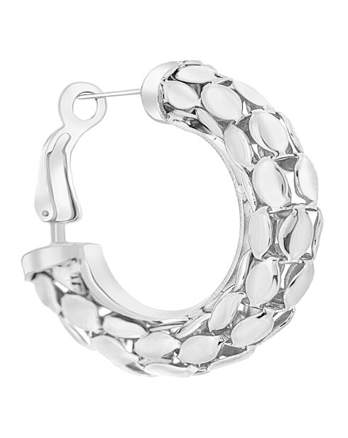 Boucles d'oreilles Eoscale argentées