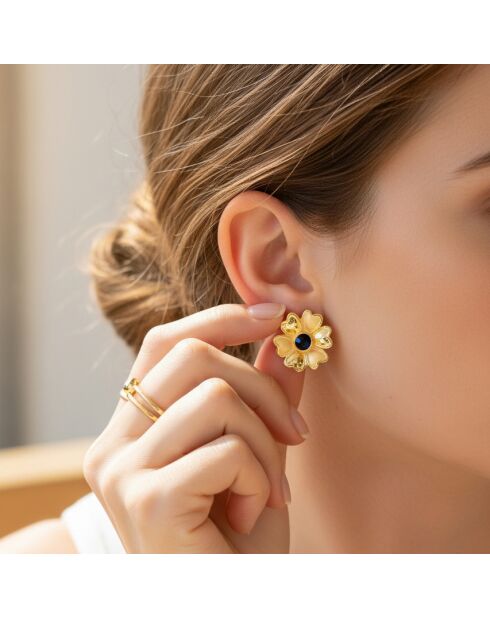 Boucles d'oreilles Flarone dorées