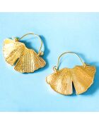 Boucles d'oreilles Lotusa dorées