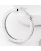 Boucles d'oreilles Eosquar argentées