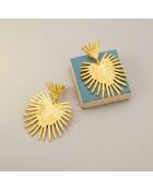 Boucles d'oreilles Palmasol dorées