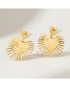 Boucles d'oreilles Palmasol dorées