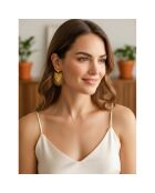 Boucles d'oreilles Palmasol dorées