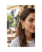 Boucles d'oreilles Jungle Steel dorées