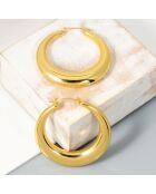 Boucles d'oreilles Eobol dorées