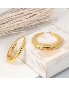 Boucles d'oreilles Eobol dorées