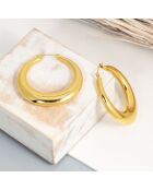Boucles d'oreilles Eobol dorées