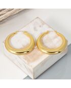 Boucles d'oreilles Eobol dorées
