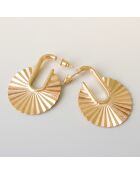 Boucles d'oreilles Kyotis dorées