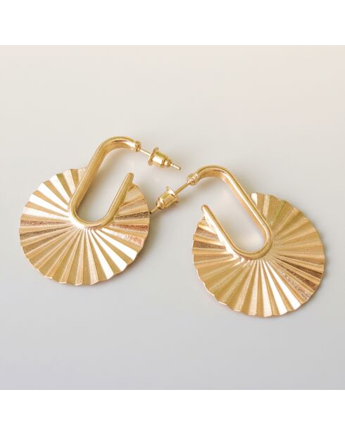 Boucles d'oreilles Kyotis dorées