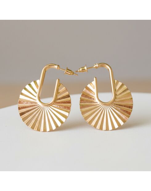 Boucles d'oreilles Kyotis dorées