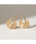 Boucles d'oreilles Kyotis dorées