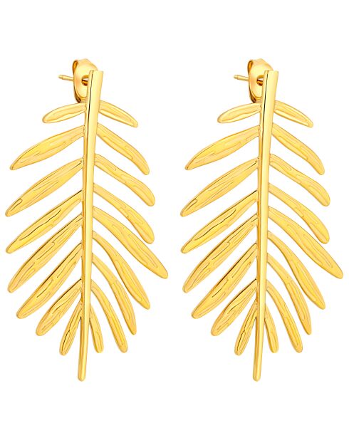Boucles d'oreilles Palmosa dorées