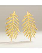 Boucles d'oreilles Palmosa dorées