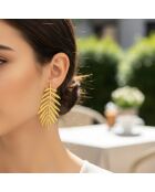 Boucles d'oreilles Palmosa dorées