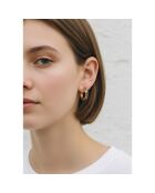 Boucles d'oreilles Oriana Steel doré/multicolore
