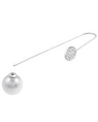 Zilver/witte oorbellen Providence