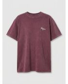 T-Shirt Dad With Map imprimé violet