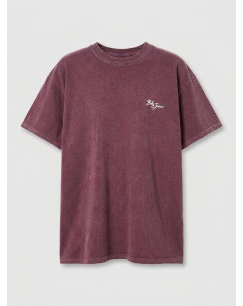 T-Shirt Dad With Map imprimé violet