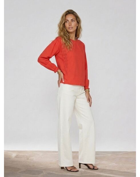 Blusa rossa Stella