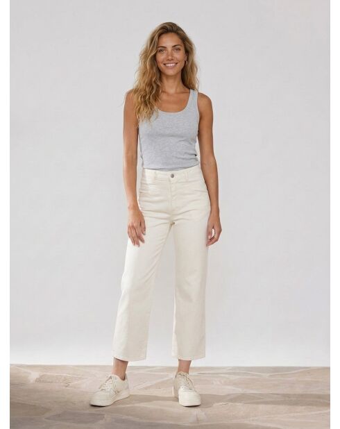 Jeans crema Mom Frida