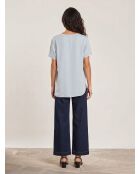 T-Shirt Lane gris bleu